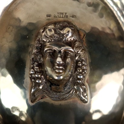 Centrotavola in Argento Greggio Rino Pad