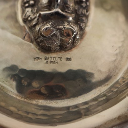 Centrotavola in Argento Greggio Rino Pad