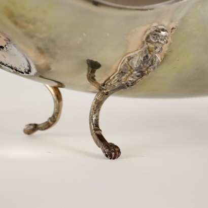 Centrotavola in Argento Greggio Rino Pad