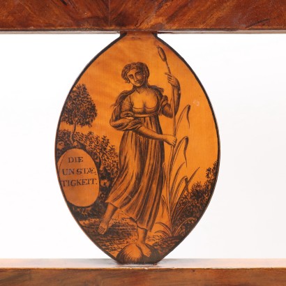 divano,Divanetto Impero in Noce