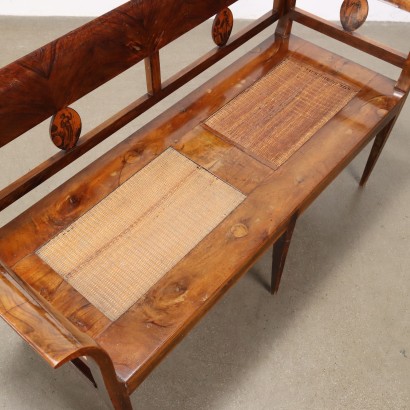 divano,Divanetto Impero in Noce