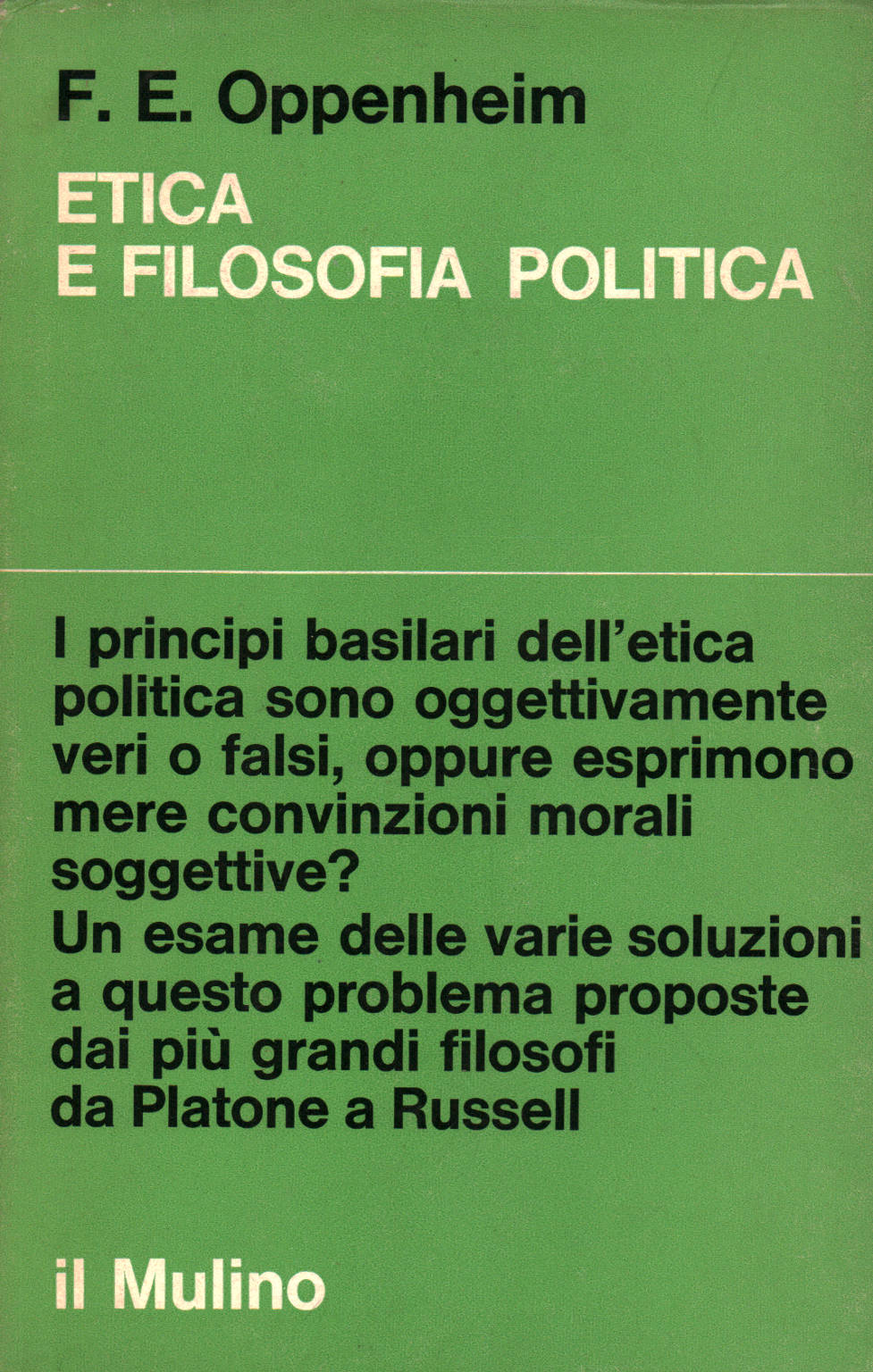 Etica e filosofia politica