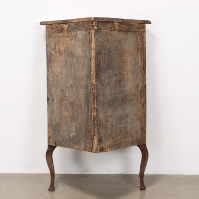 Armoire d'angle, armoire d'angle baroque en noyer