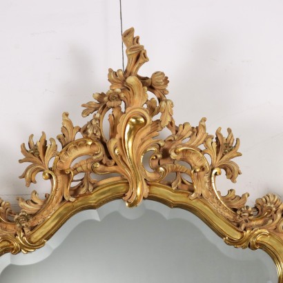 MIROIR, miroir de style rococo