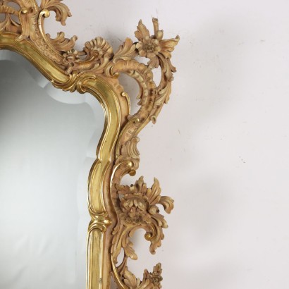 MIROIR, miroir de style rococo