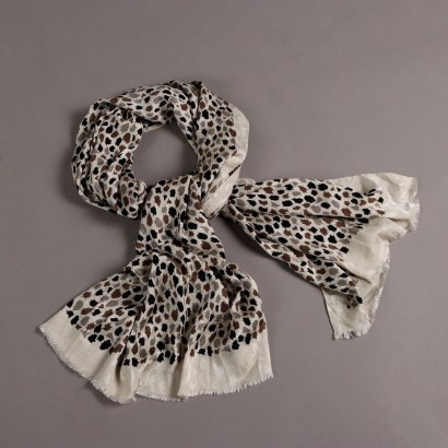 Giorgio Armani Étole Soie Colorée Vintage Italie