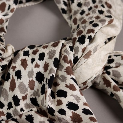 Étole en soie vintage Giorgio Armani