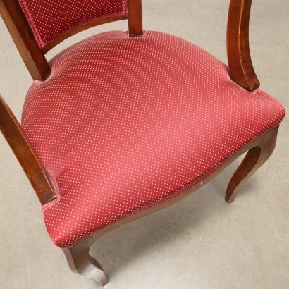 Coppia poltroncine,Coppia di poltroncine,Coppia di Poltroncine in Noce