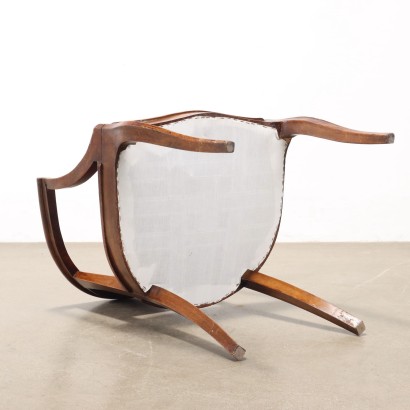 Coppia poltroncine,Coppia di poltroncine,Coppia di Poltroncine in Noce