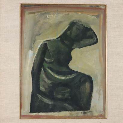 Painting by Mario Sironi,Female figure,Mario Sironi,Mario Sironi,Mario Sironi,Mario Sironi,Mario Sironi,Mario Sironi,Mario Sironi