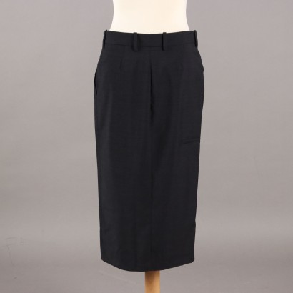 Prada Gonna Midi in Lana