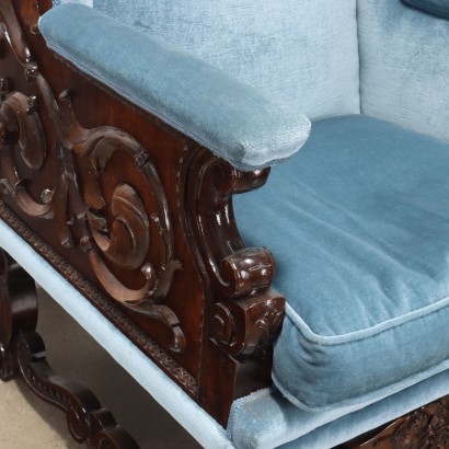 COPPIA POLTRONE,Coppia di Poltrone in Stile Neobarocco