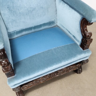 COPPIA POLTRONE,Coppia di Poltrone in Stile Neobarocco