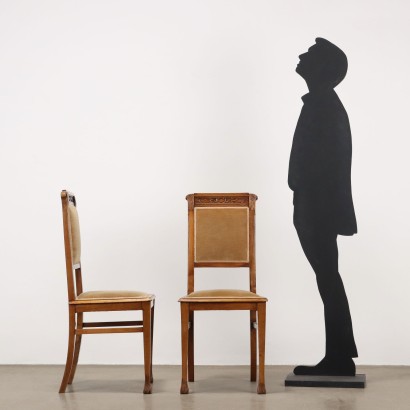 Gruppo sei sedie,Gruppo sei Sedie Liberty in Rovere