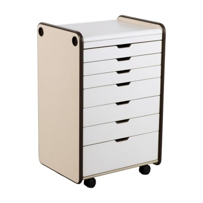 Petite armoire à tiroirs des années 80
