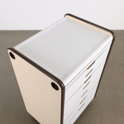 Petite armoire à tiroirs des années 80