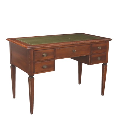 Bureau, Bureau néoclassique, Bureau néoclassique en peuplier, Bureau néoclassique en peuplier