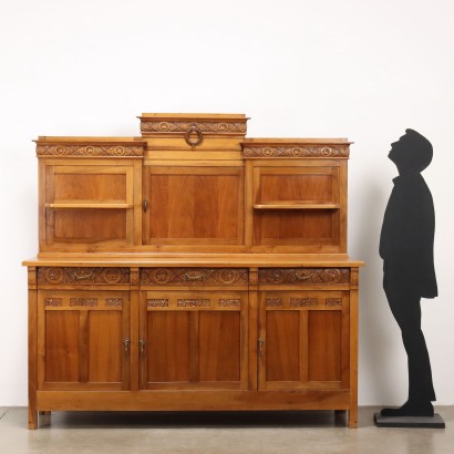 Credenza liberty,Credenza Liberty in Ciliegio