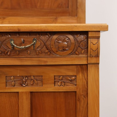 Credenza liberty,Credenza Liberty in Ciliegio