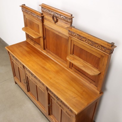 Credenza liberty,Credenza Liberty in Ciliegio