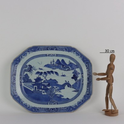 Plato de porcelana, plato de porcelana octogonal