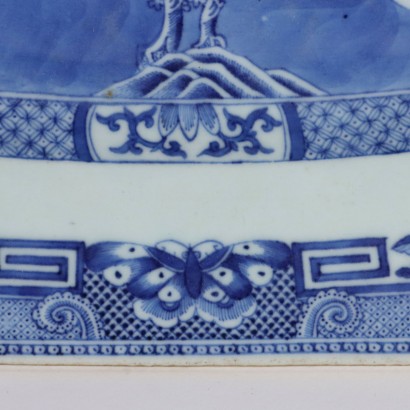 Plato de porcelana, plato de porcelana octogonal