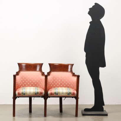 Due Poltrone Vintage da Cinema o Teatr