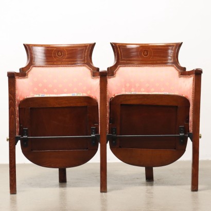 Due Poltrone Vintage da Cinema o Teatr