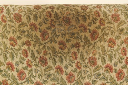 Poltrone anni 50, imbottitura a molle, ad espanso, rivestimento in tessuto, discrete condizioni, piccoli segni di usura