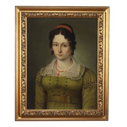 Peinture Portrait d'une dame