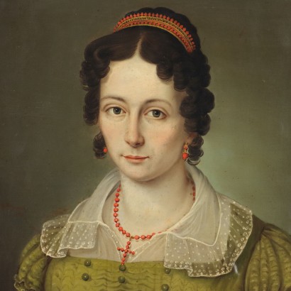 Peinture Portrait d'une dame