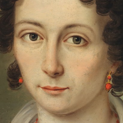 Peinture Portrait d'une dame