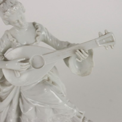 Suonatrice di Mandolino Manifattura Ginori