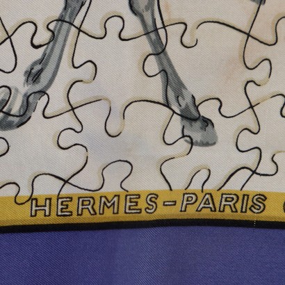 Puzzle Foulard Hermès Vintage