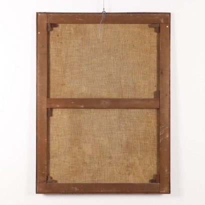 Tableau avec scène biblique, Éliézer et Rébecca au puits