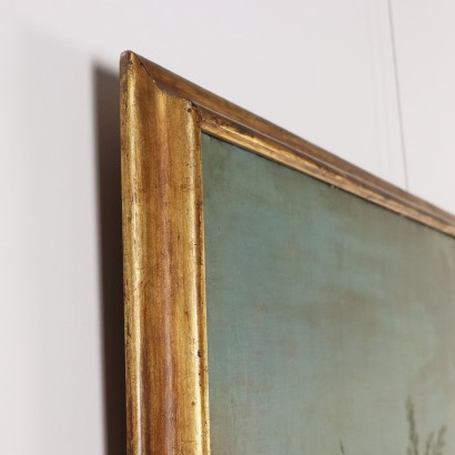 Dipinto Paesaggio con Figure