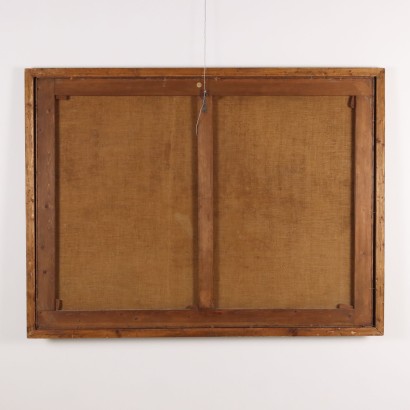 Dipinto Paesaggio con Figure