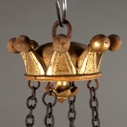 Goldener Kronleuchter, Biedermeier-Kronleuchter