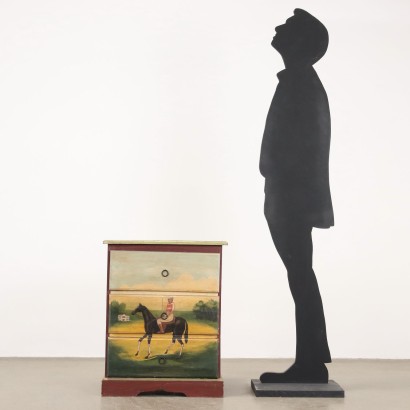 Comodino,Comodino Dipinto