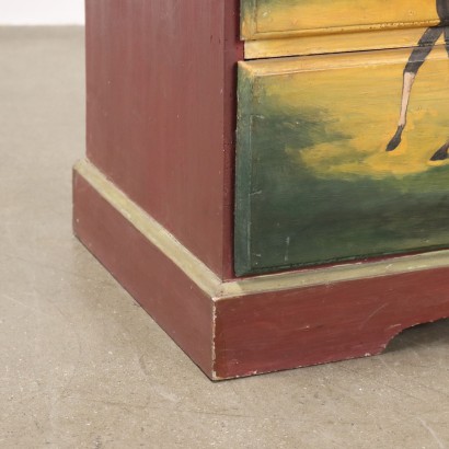 Comodino,Comodino Dipinto