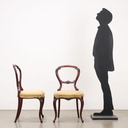 Coppia sedie,Coppia di Sedie,Coppia di Sedie Liberty