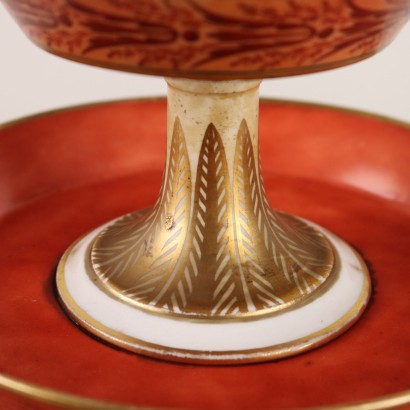 Par de soportes de cerámica para tartas
