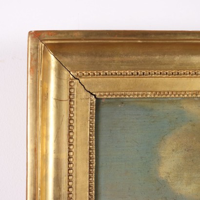 Dipinto Paesaggio con Cascata e Figure