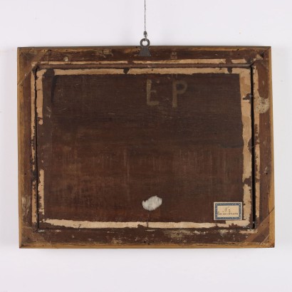 Dipinto Paesaggio con Cascata e Figure