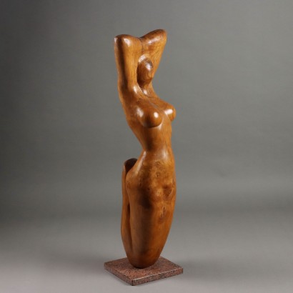 Nudo Femminile Scultura Lignea Francisco Orozco