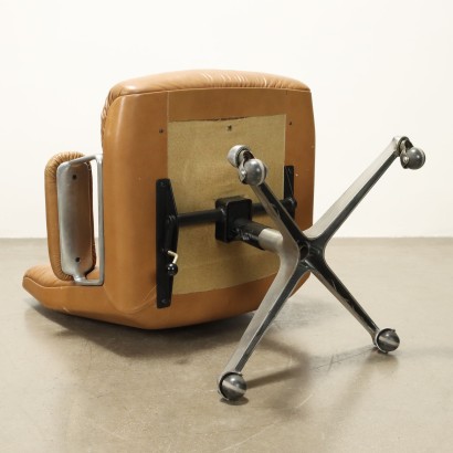 Sedia da ufficio girevole Anni 60