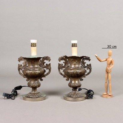 2 lampade da tavolo,Coppia di Lampade da Tavolo