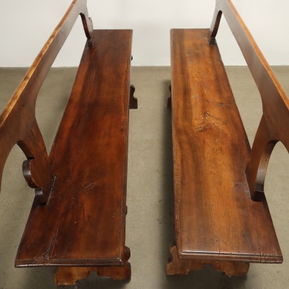 Coppia panche,Coppia di Panche in Noce