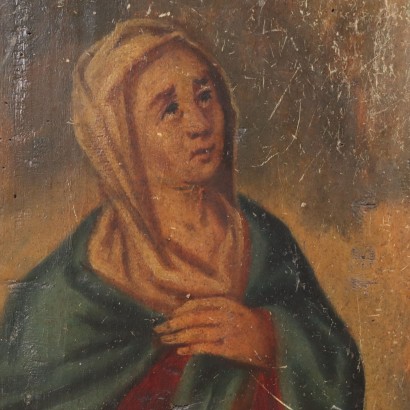 Credenzino con ante dipinte