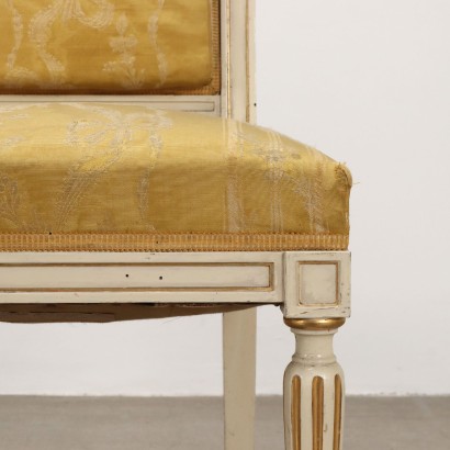 Coppia sedie in stile neoclassico